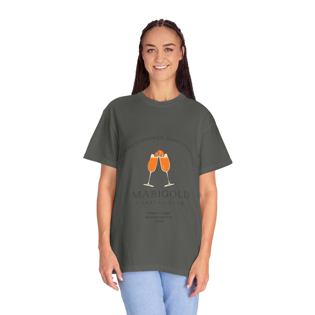 Coastal Chic Bachelorette Shirt — Retro Coastal Club Tour Tee | Something Borrowed, Something Booze