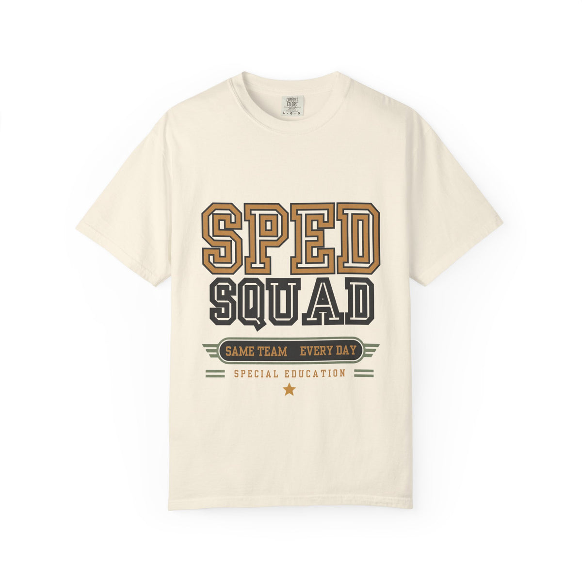 SPED Squad Shirt — Special Education Team Varsity Tee | Comfort Colors® 1717