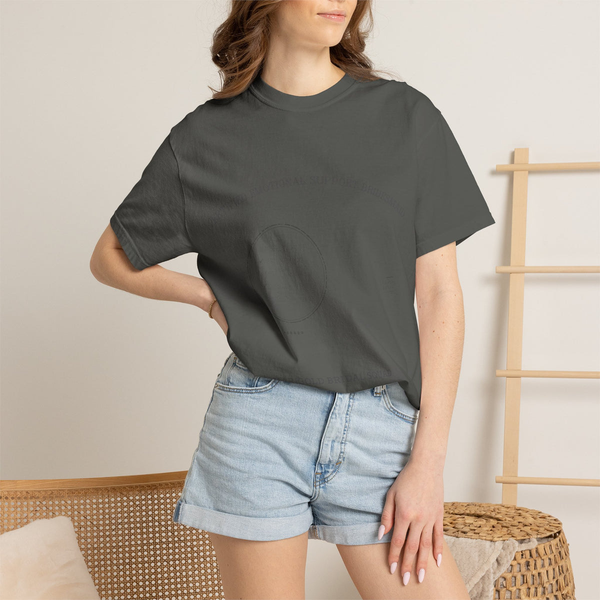 Emotional Support Bridesmaid Shirt — Vintage Apothecary Rx Badge Tee | Comfort Colors® 1717