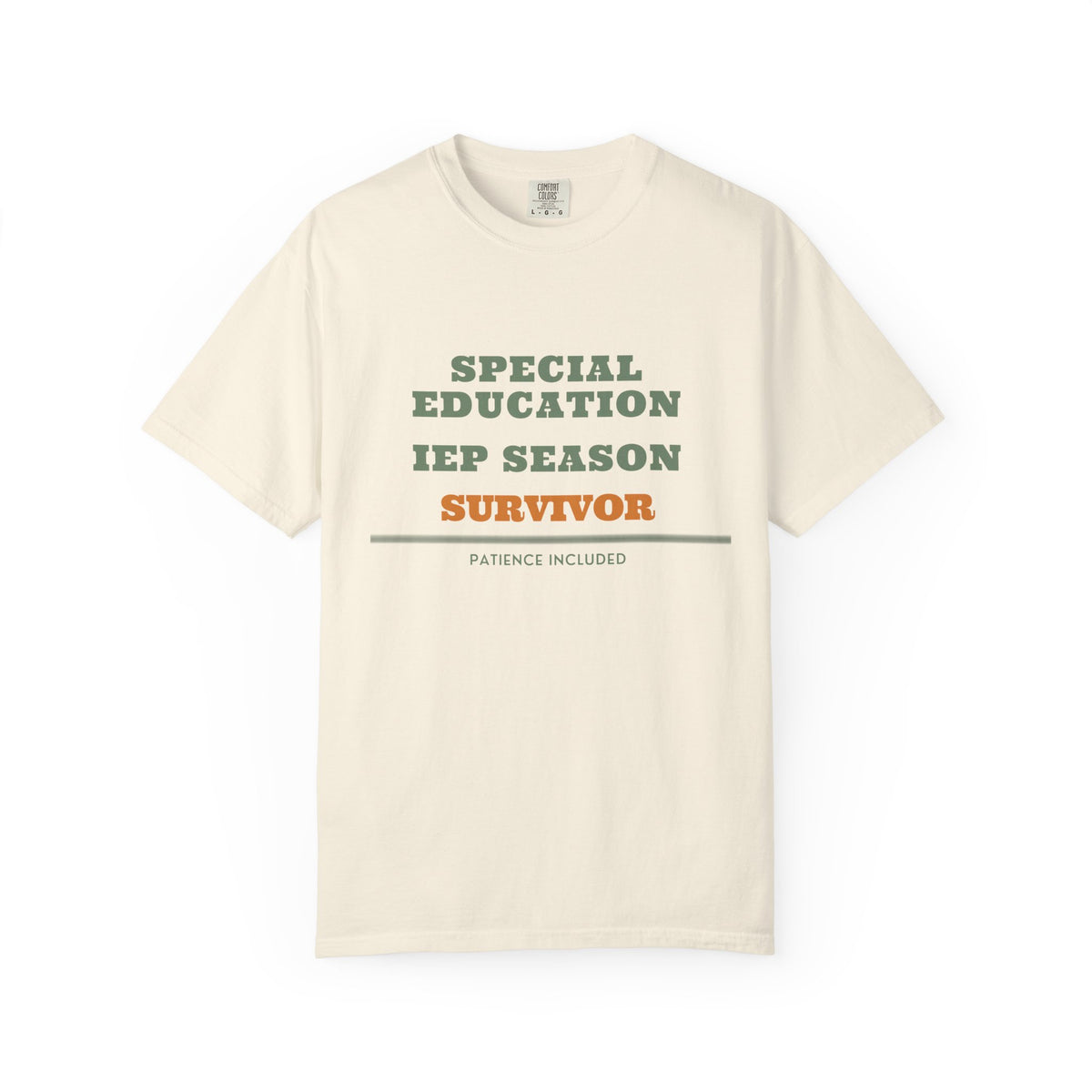 SPED Teacher Shirt — Special Education IEP Season Survivor Tee | Comfort Colors® 1717