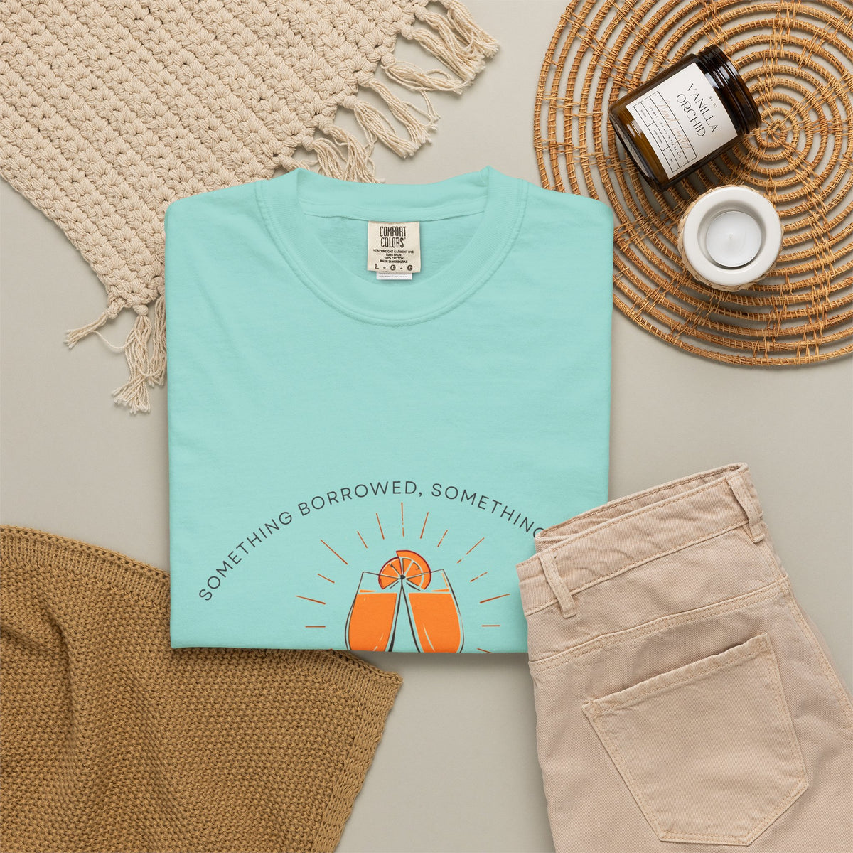 Coastal Club Bride Shirt — Something Borrowed Something Booze Bachelorette Tee | Comfort Colors® 1717