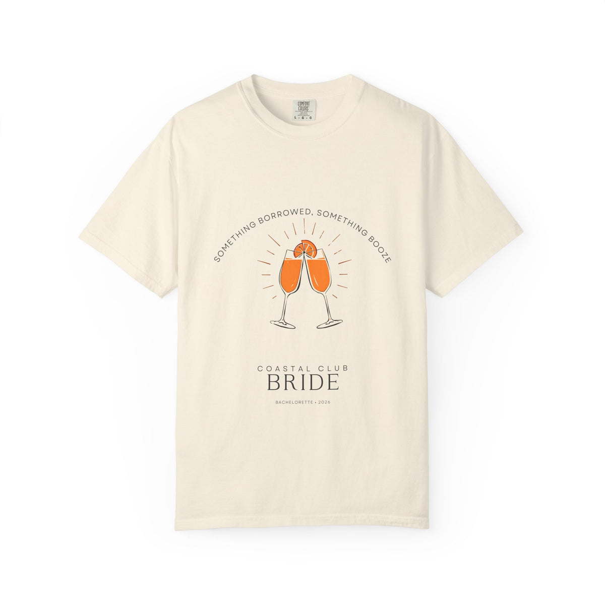Coastal Club Bride Shirt — Something Borrowed Something Booze Bachelorette Tee | Comfort Colors® 1717