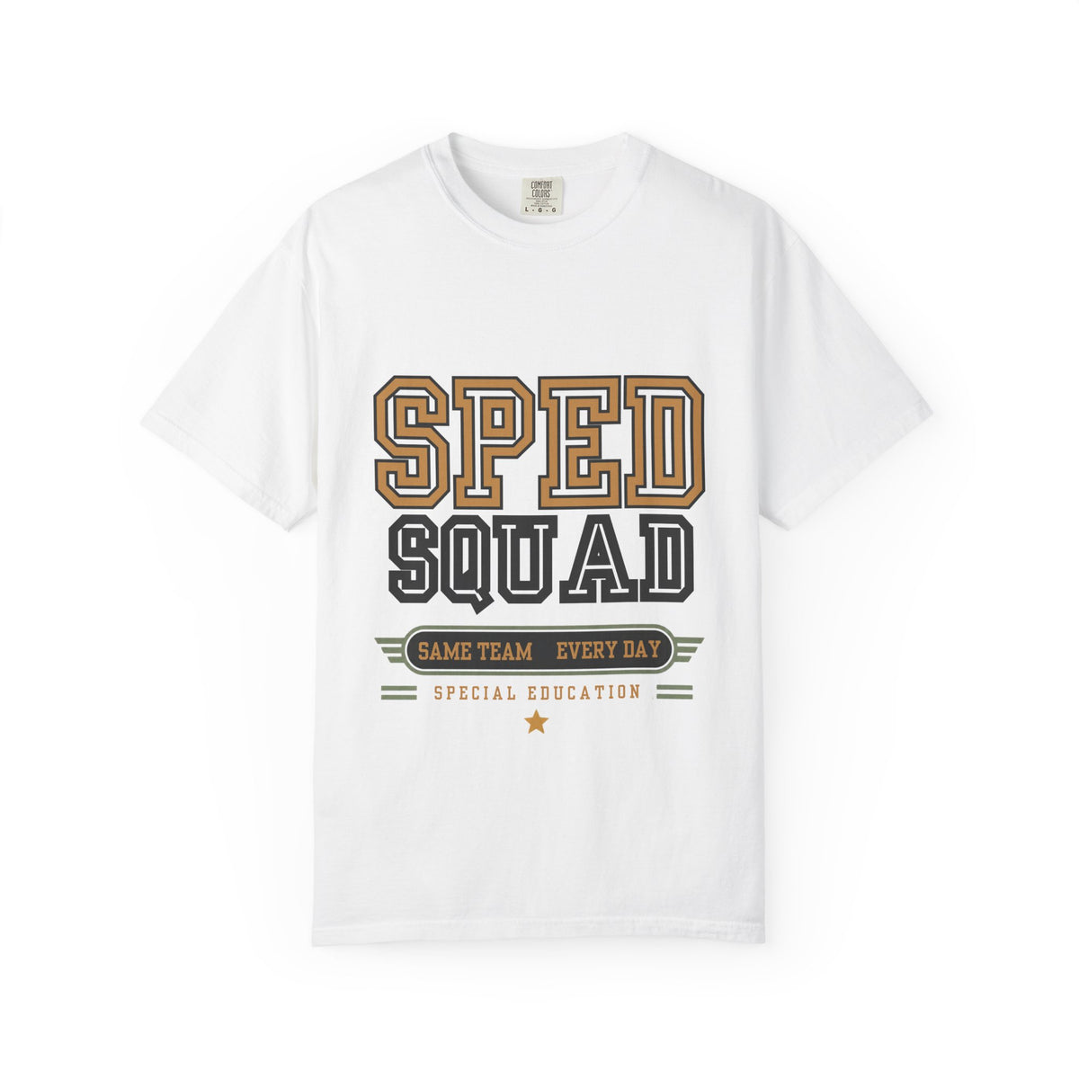 SPED Squad Shirt — Special Education Team Varsity Tee | Comfort Colors® 1717