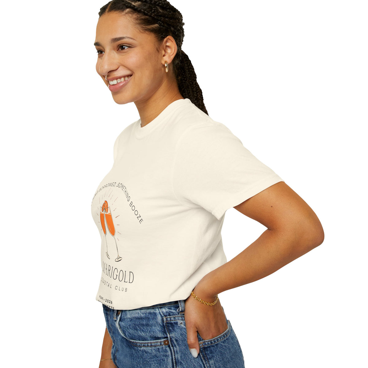Coastal Chic Bachelorette Shirt — Retro Coastal Club Tour Tee | Something Borrowed, Something Booze