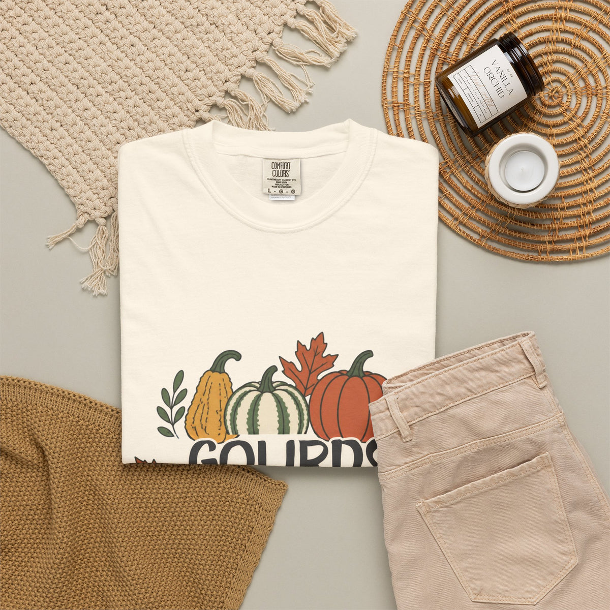 Gourds, Glue Sticks & Guided Practice Shirt — SPED Teacher Fall Tee | Comfort Colors® 1717