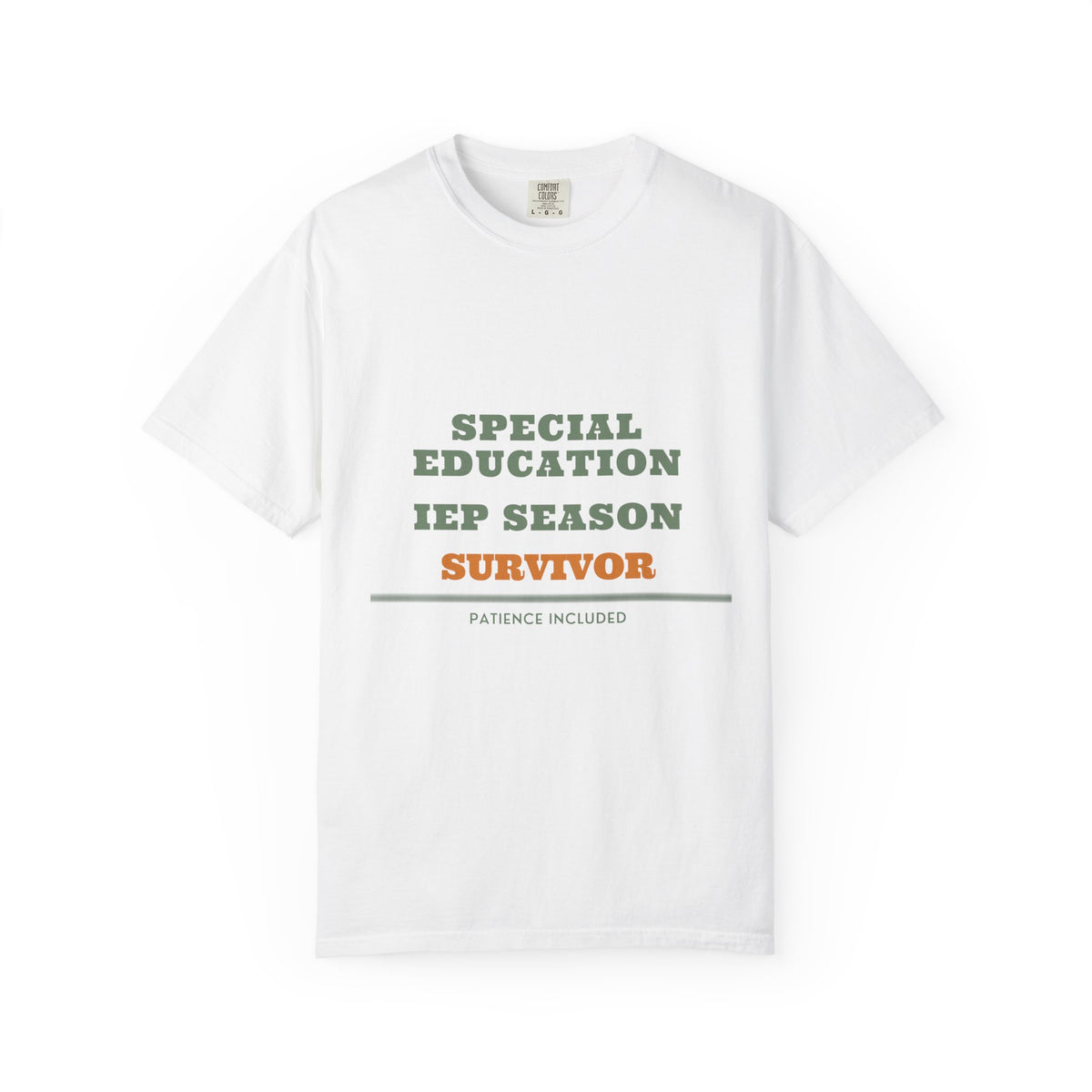SPED Teacher Shirt — Special Education IEP Season Survivor Tee | Comfort Colors® 1717