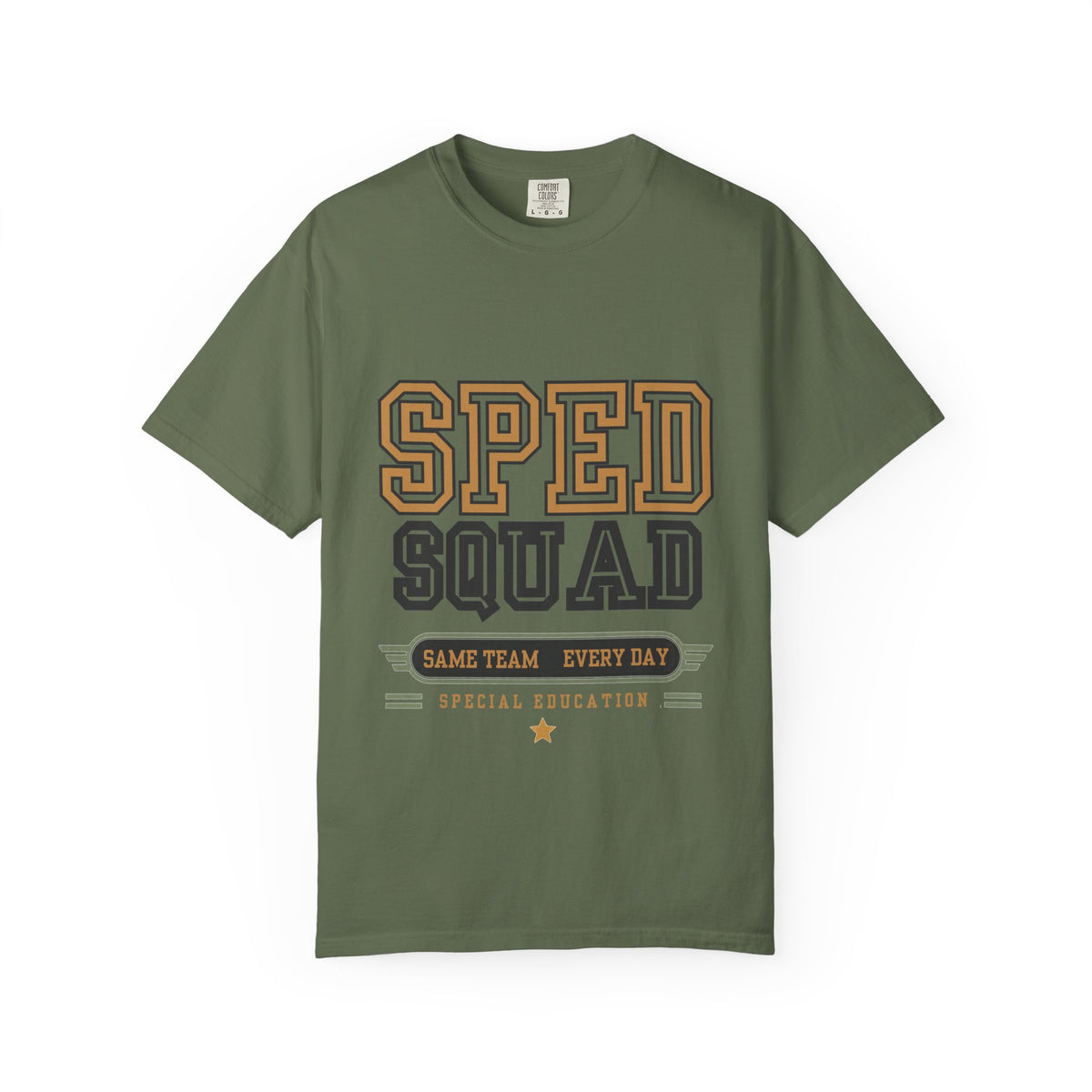 SPED Squad Shirt — Special Education Team Varsity Tee | Comfort Colors® 1717