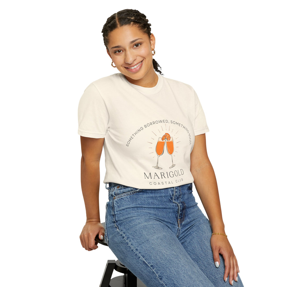 Coastal Chic Bachelorette Shirt — Retro Coastal Club Tour Tee | Something Borrowed, Something Booze