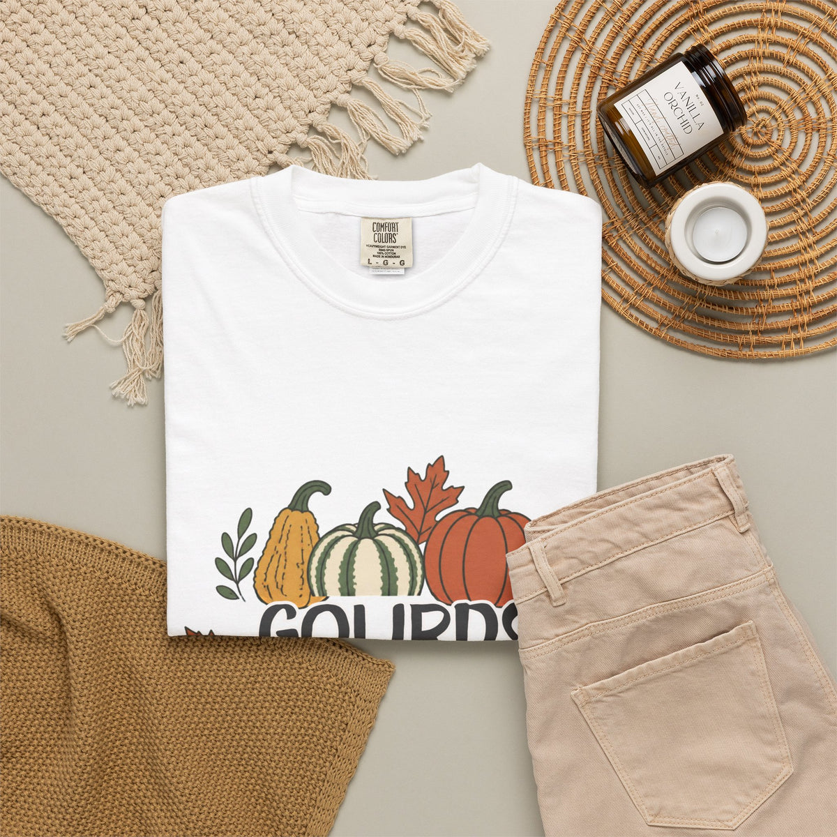 Gourds, Glue Sticks & Guided Practice Shirt — SPED Teacher Fall Tee | Comfort Colors® 1717