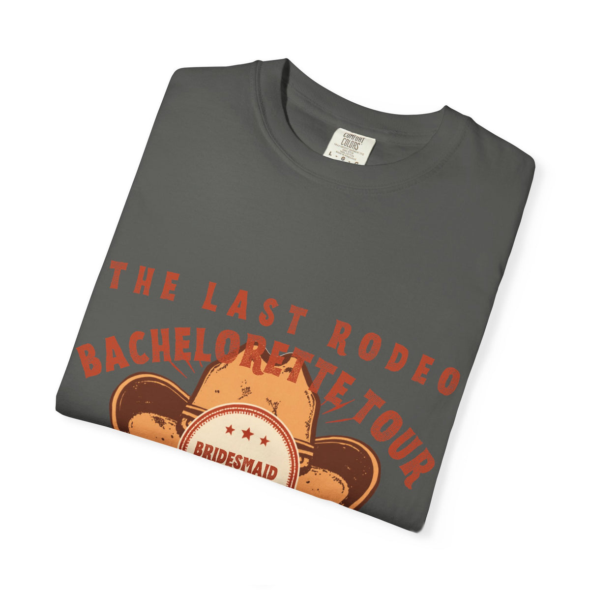 The Last Rodeo Bridesmaid Shirt — Retro Western Bachelorette Tour Tee | Boots, Booze & Besties
